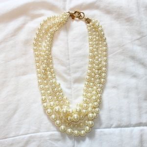 J.Crew Pearl Statement Necklace